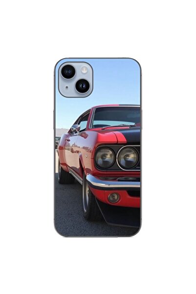 OEM Husa compatibila cu Apple iPhone 14 Plus Silicon Gel Tpu Model Red Muscle...