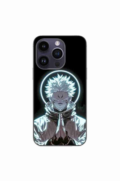 OEM Case compatible with Apple iPhone 14 Pro Silicone Gel Tpu Pattern Jujutsu...