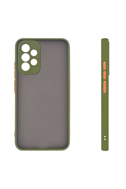 Sonique Θήκη Σιλικόνης Color Button Bumper Samsung Galaxy A32 4G Πράσινο Ανοιχτό