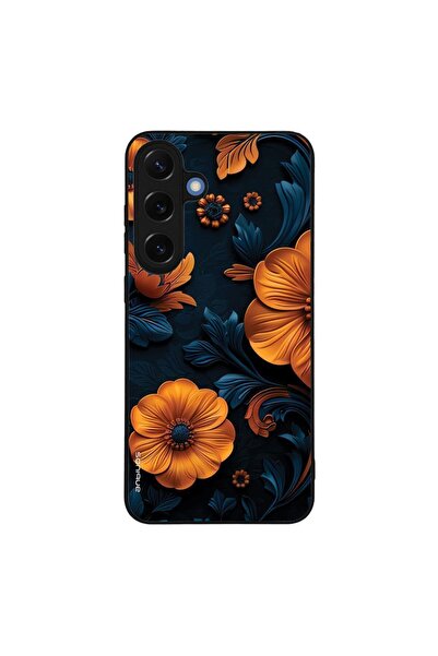 Sonique Θήκη 3D Flower Series για Samsung Galaxy S25 Plus Πορτοκαλί 01