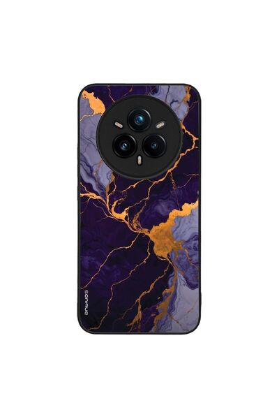 Sonique Θήκη Marble Series για Realme 14 Pro Plus 5G Μωβ