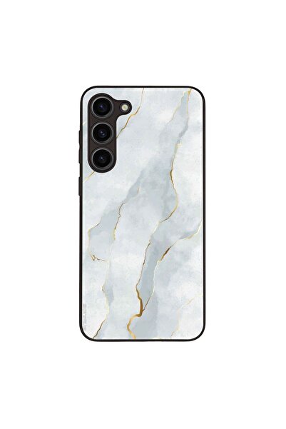 Sonique Θήκη Marble Series για Samsung Galaxy S23 Plus Λευκό 01