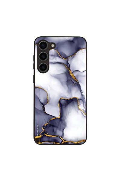 Sonique Θήκη Marble Series για Samsung Galaxy S23 Plus Μωβ