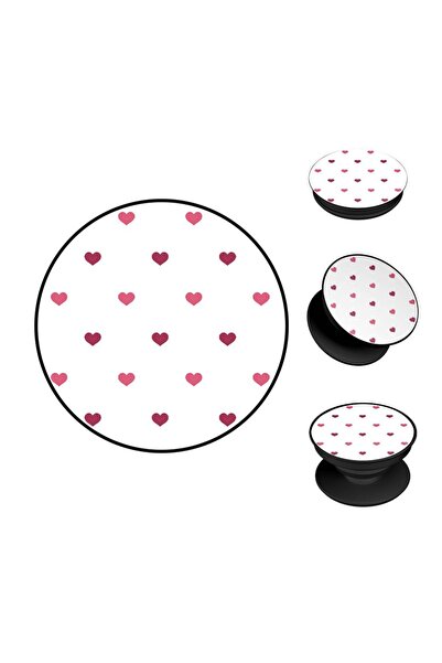 Sonique Pop Holder Heart Series Λευκό 01