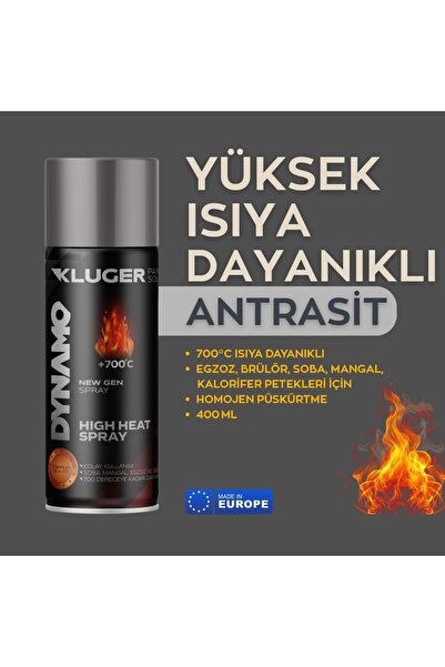 Kluger Dynamo 700°C Isıya Dayanıklı Sprey Boya
