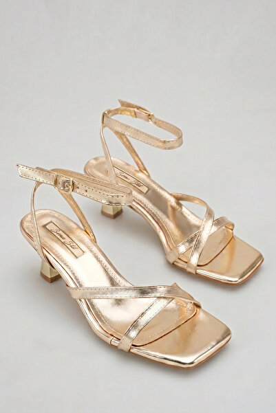 SENASTİL Y10 Thin Band Blunt Toe Promise Engagement Wedding Women's Short Hee...
