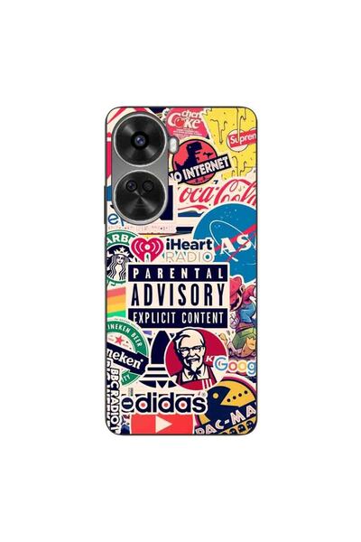 OEM Husa compatibila cu Huawei Nova 12 SE Silicon Gel Tpu Model Pop Art Brands