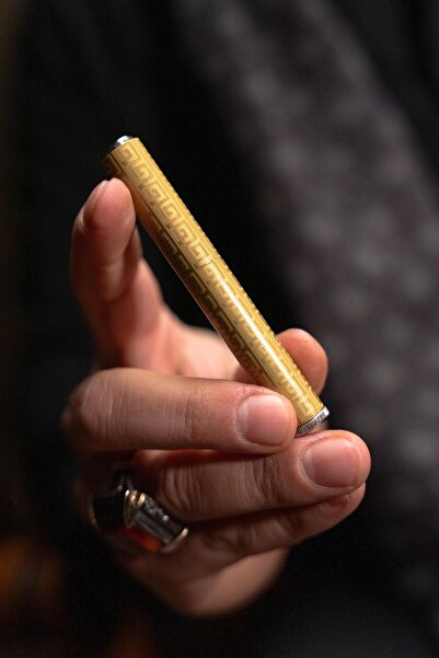 caka lighter Gold Labirent Benzinli Çakmak - CKL-030