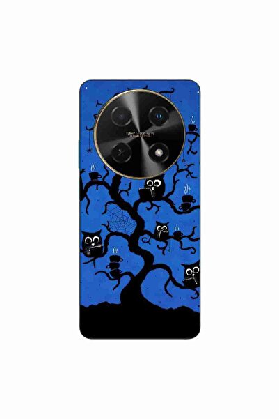 OEM Θήκη συμβατή με Huawei Nova 12i Σιλικόνης TPU με σχέδιο Κουκουβάγιες Δέντ...