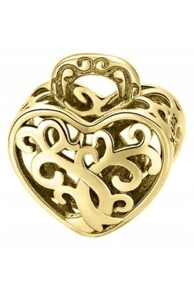 Larezo Pandantiv Tip Charm Pentru Bratari Modulare, Argint 925 Placat Cu Aur ...