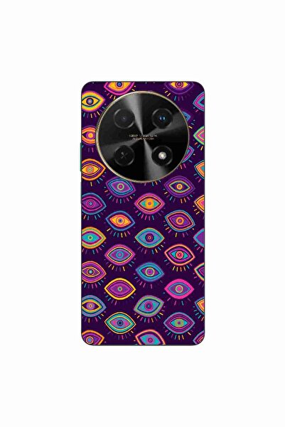 OEM Θήκη συμβατή με Huawei Nova 12i από σιλικόνη gel TPU με σχέδιο Tribal Eyes