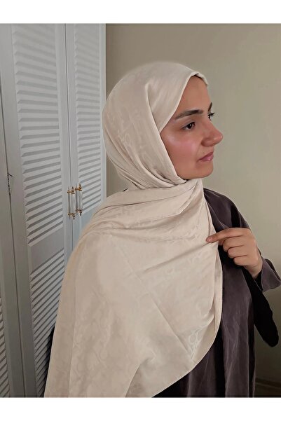 NORYA Pamuklu Kendinden Desen Şal