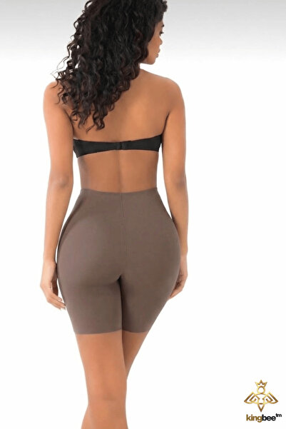 King Bee Women's Seamless Non-Marking Belly Basen Leg-Recovering Tightening L...