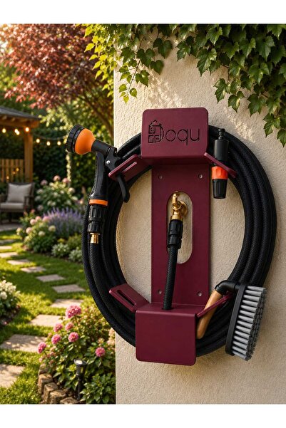 Doqudesign Bahçe Hortum Askılığı