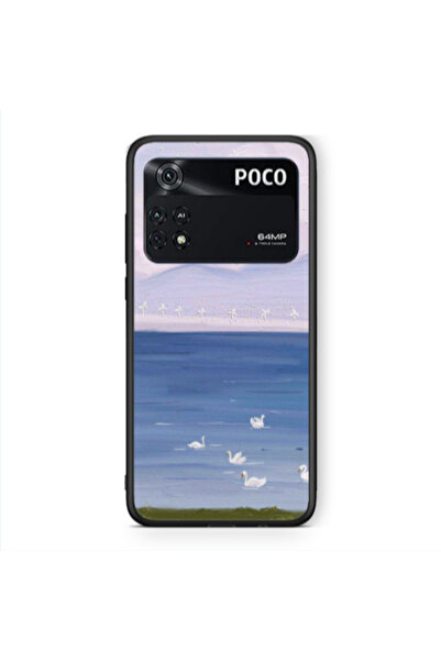Other Xiaomi Poco M4 Pro 4G Swan Lake Black Glossy Θήκη