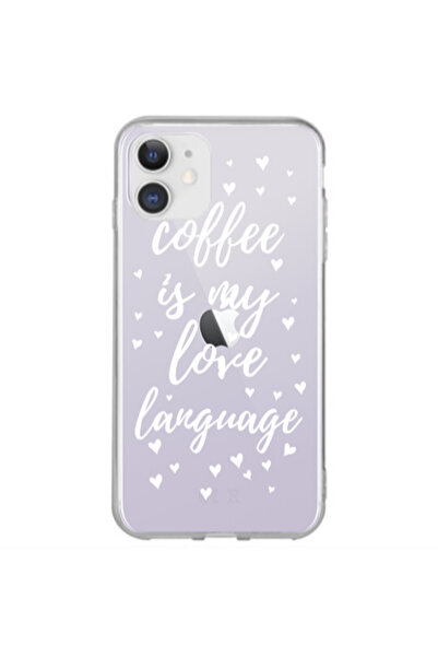 Other Apple iPhone 12 Coffe is my love language Transparent Silicone TPU Θήκη