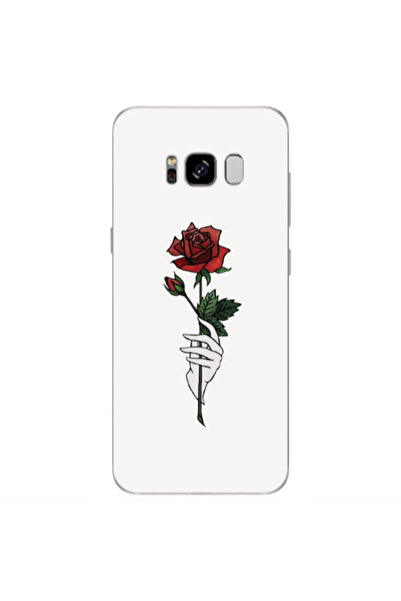 Other Samsung S8 Plus Rose in hand Transparent Silicone TPU Θήκη