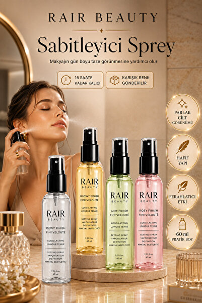 RAİR BEAUTY Makyaj Sabitleyici Sprey- Makeup Fixing Spray 60ml