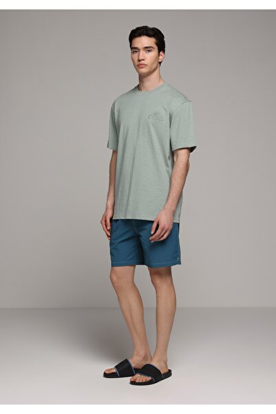 Colin's Slim Fit Straight Men's Green Swim Shorts