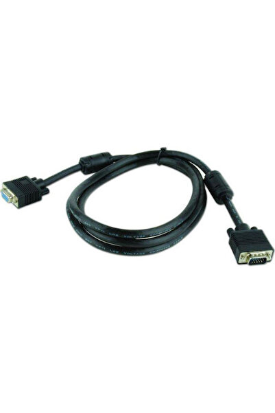 Cablexpert Καλώδιο VGA αρσενικό σε VGA θηλυκό, Μαύρο, 1,8μ (CC-PPVGAX-6B)