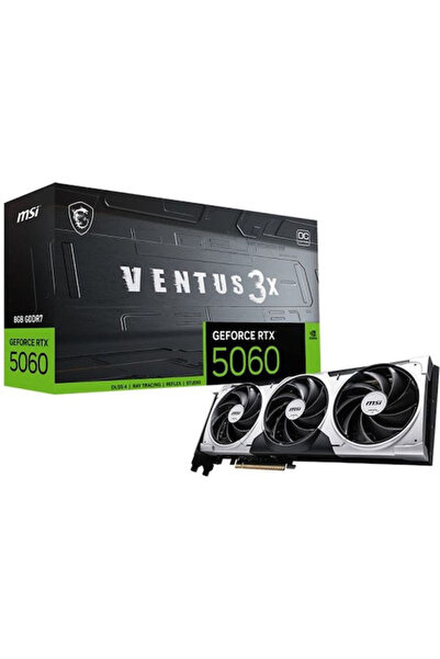 MSI GeForce RTX 5060 8GB GDDR7 Ventus 3X OC Κάρτα Γραφικών Κωδικός: 912-V537-014