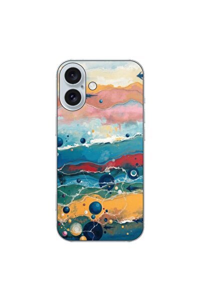 OEM Θήκη συμβατή με Apple iPhone 16 από σιλικόνη gel TPU με ζωγραφισμένο σχέδ...
