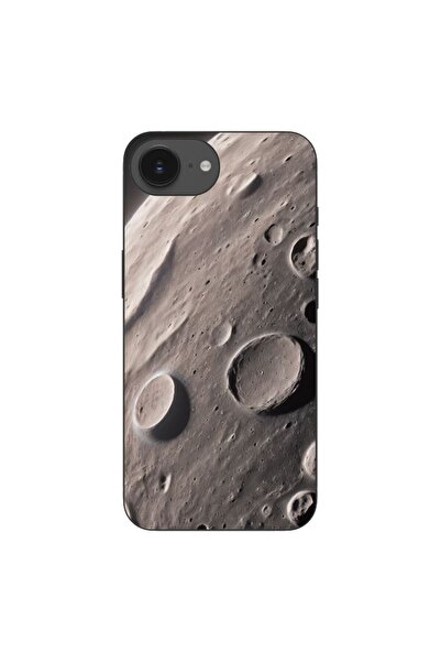 OEM Husa compatibila cu Apple iPhone 16e Silicon Gel Tpu Model Moon Surface