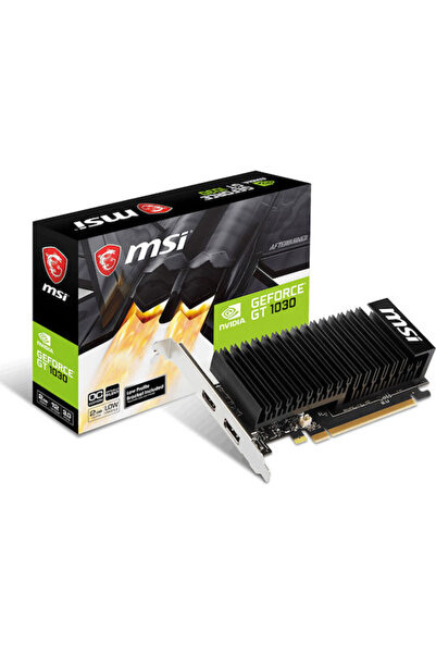 MSI GeForce GT 1030 2GB GDDR4 2GHDA LP OC Κάρτα Γραφικών Κωδικός: V809-2825R