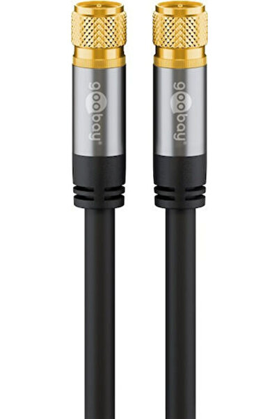 goobay Satellite Cable F-Connector male - F-Connector male 10m (70678)