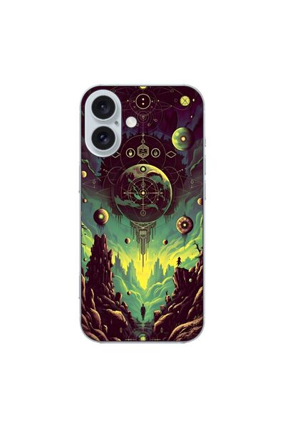 OEM Θήκη συμβατή με Apple iPhone 16 από Σιλικόνη Gel TPU με Μυστικό Σχέδιο Πλ...