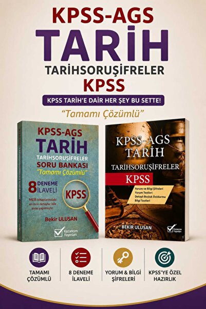 Kazancam Yayınları Tarihsoruşifreler seti