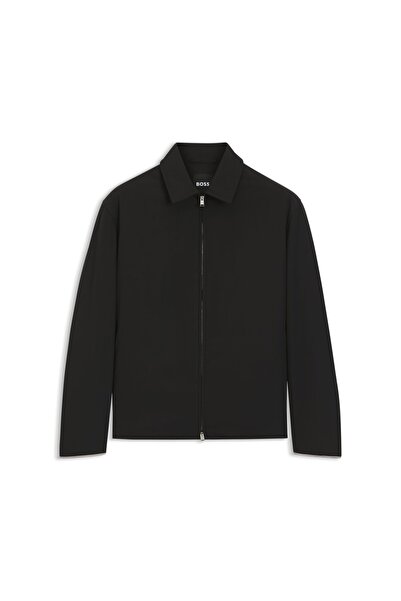 BOSS Su itici yüzeye sahip regular-fit ceket