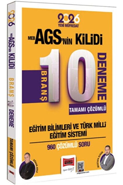 Ankara Kitap Merkezi 2026 MEB AGS nin Kilidi Eğitim Bilimleri Tamamı Çözümlü ...