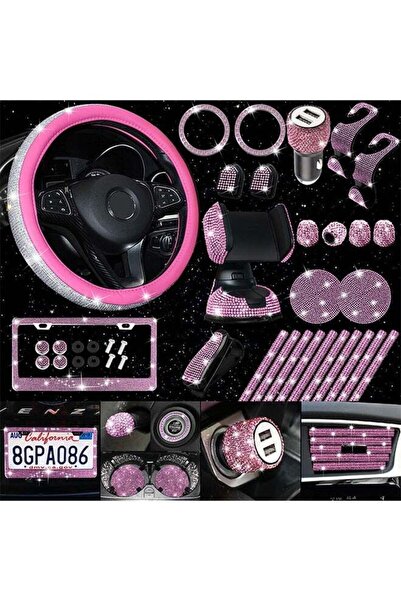 Bukela 27 Pack Bling Car Parts Set, Bling Car Parts Set