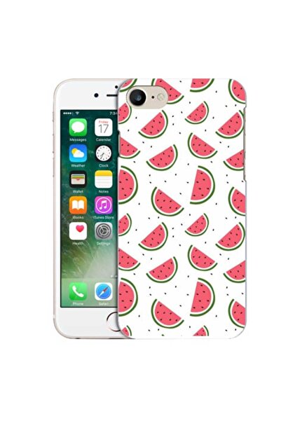 OEM Husa compatibila cu Apple iPhone 7 Silicon Gel Tpu Model Watermelons Pattern