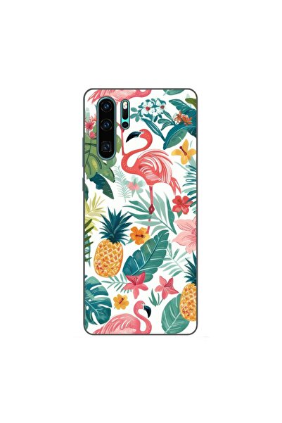 OEM Husa compatibila cu Huawei P30 Pro Silicon Gel Tpu Model Tropical Pattern