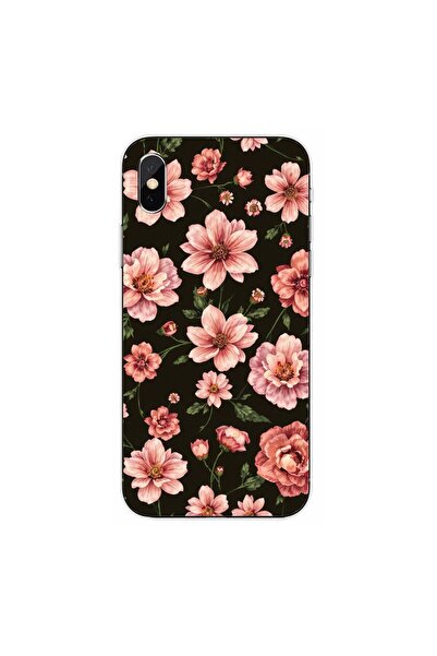 OEM Husa compatibila cu Apple iPhone XS Max Silicon Gel Tpu Model Pink Spring...