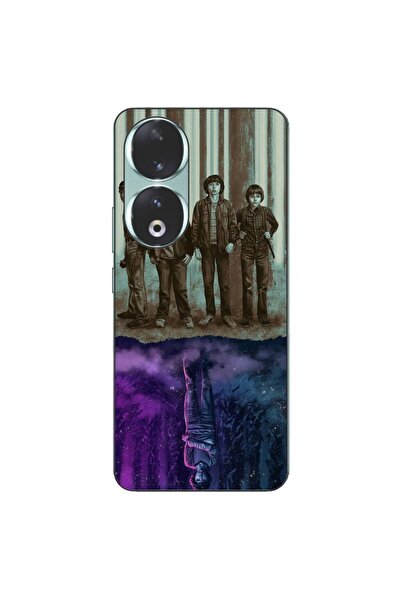 OEM Θήκη συμβατή με Honor 90 5G Σιλικόνης Τζελ TPU με σχέδιο Stranger Things ...