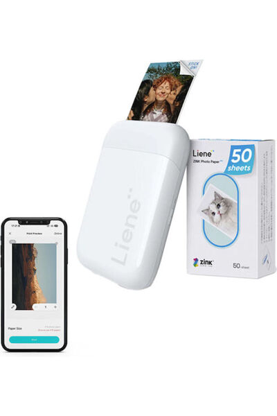 Liene Pearl Zink Φωτογραφικός Εκτυπωτής με WiFi και Bluetooth