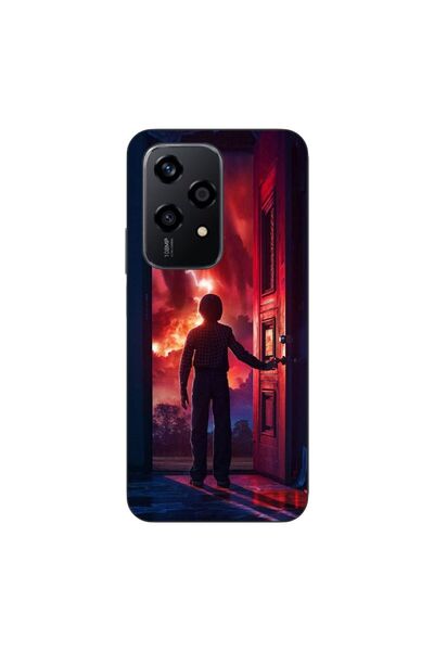 OEM Husa compatibila cu Honor 200 Lite Silicon Gel Tpu Model Stranger Things ...