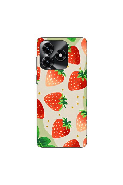 OEM Husa compatibila cu Honor X5c Plus Silicon Gel Tpu Model Capsuni Pattern