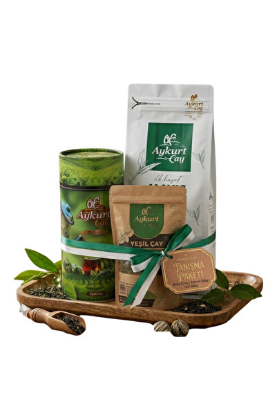 OF AYKURT ÇAY Tanışma Paketi | 500 Gr Tutkum Siyah Çay + 500 Gr İlk Hasat May...