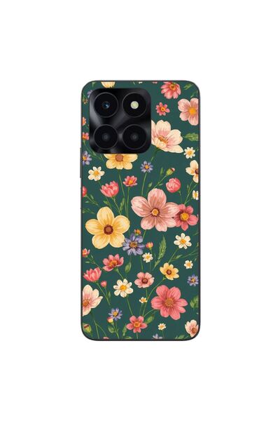 OEM Husa compatibila cu Honor X6a Silicon Gel Tpu Model Vintage Spring Flowers