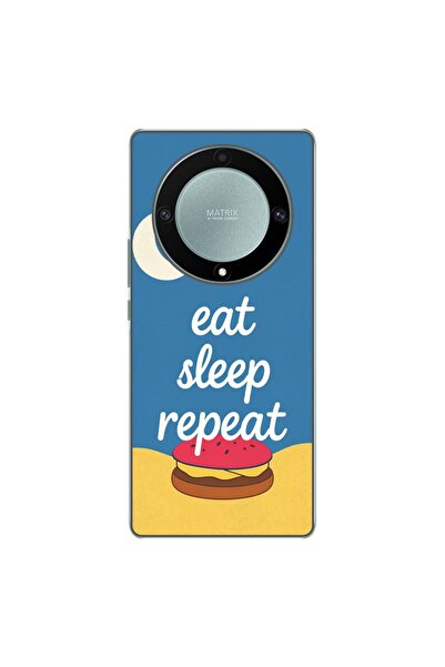 OEM Husa compatibila cu Honor Magic 5 Lite Silicon Gel Tpu Model Eat Sleep Re...