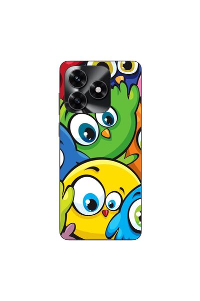OEM Husa compatibila cu Honor X5c Plus Silicon Gel Tpu Model Bufnite Colorate