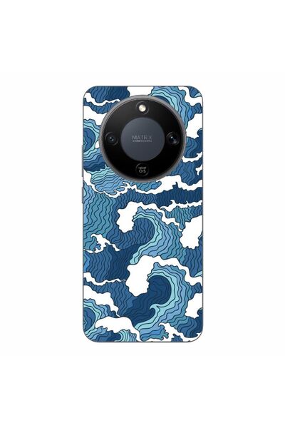 OEM Husa compatibila cu Honor Magic8 Lite Silicon Gel Tpu Model Crazy Waves