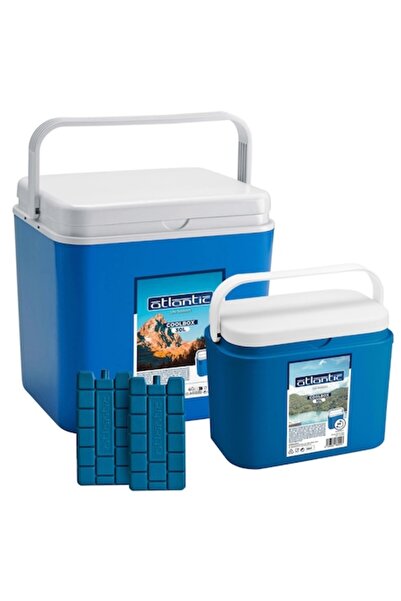 Atlantic Cooler Boxes Set, 30+10L, Passive, 2x400ml Cooling Packs, BPA-Free, ...
