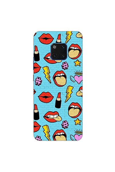 OEM Husa compatibila cu Huawei Mate 20 Pro Silicon Gel Tpu Model Pop Art Lips