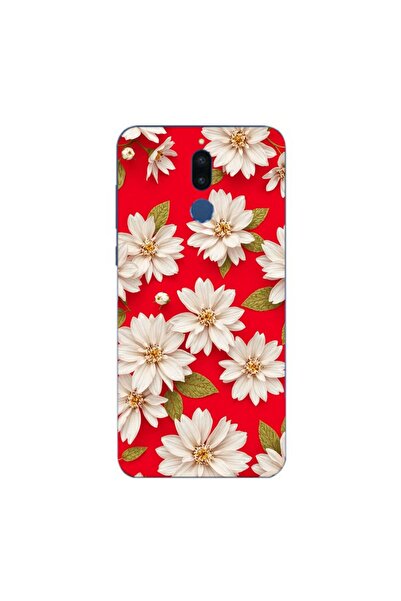 OEM Husa compatibila cu Huawei Mate 10 Lite Silicon Gel Tpu Model White Flowe...