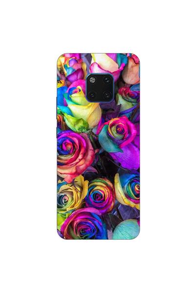 OEM Husa compatibila cu Huawei Mate 20 Pro Silicon Gel Tpu Model Trandafiri C...